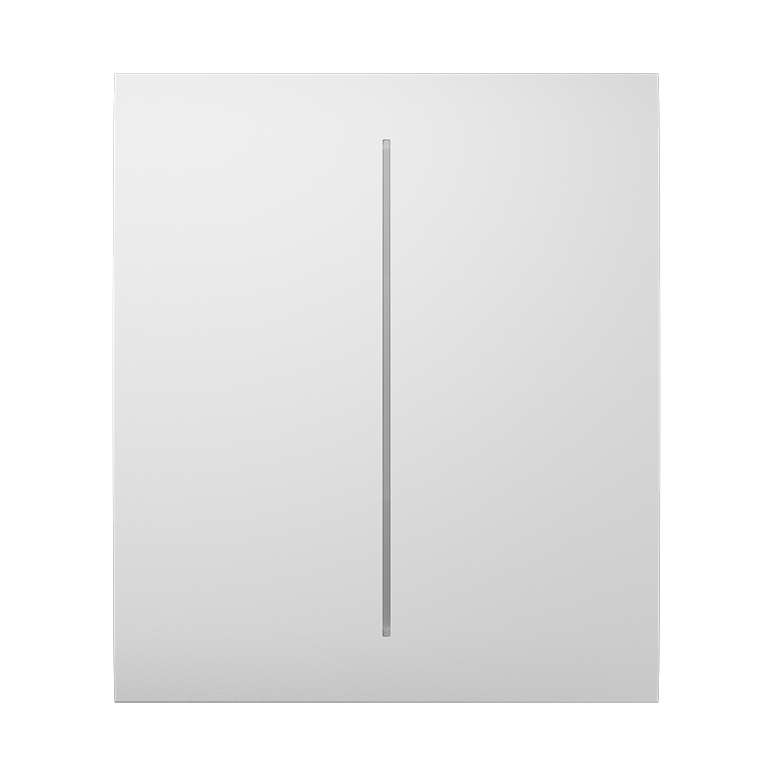 AJAX SYSTEMS - CENTER BUTTON (2-GANG) WHITE