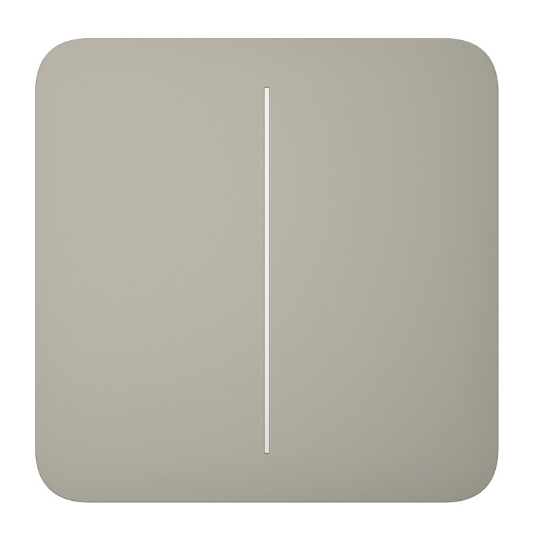 AJAX - SOLO BUTTON (2-GANG) OLIVE