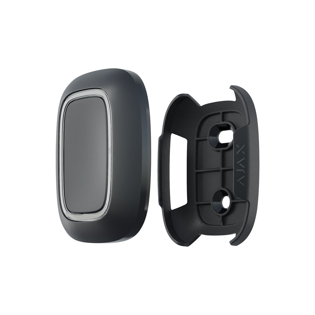 AJAX - HOLDER FOR DOUBLE BUTTON & BUTTON BLACK