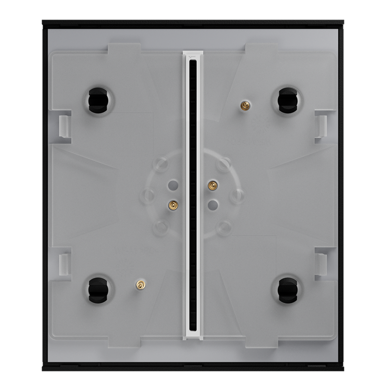 AJAX - CENTER BUTTON (2-GANG) BLACK